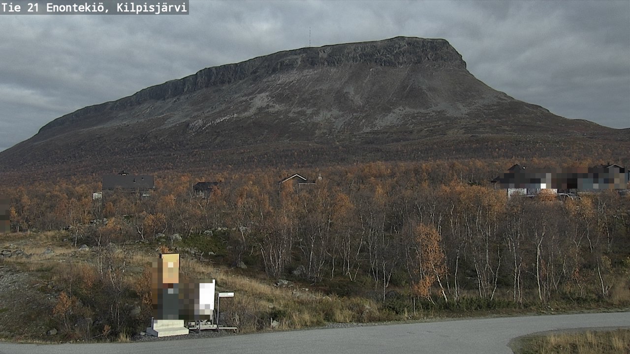 Weather Camera Image Road 21 Enontekiö, Kilpisjärvi, Enontekiö, Lappi