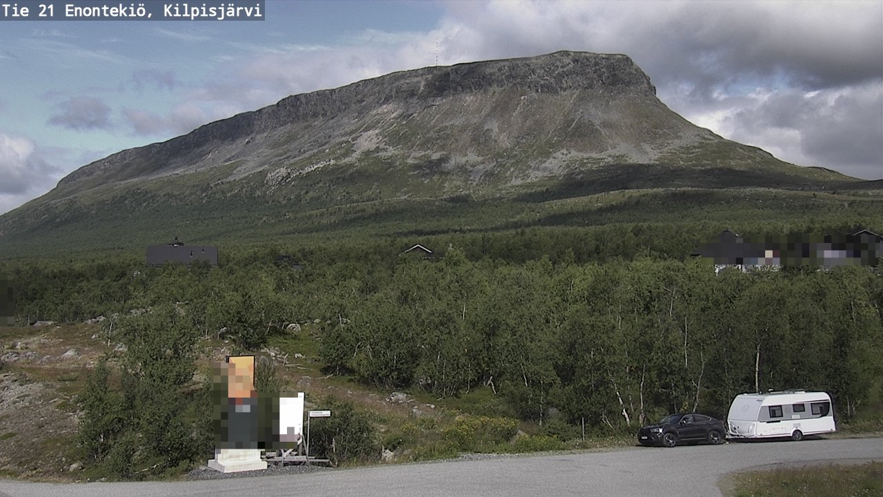 Weather Camera Image Road 21 Enontekiö, Kilpisjärvi, Enontekiö, Lappi