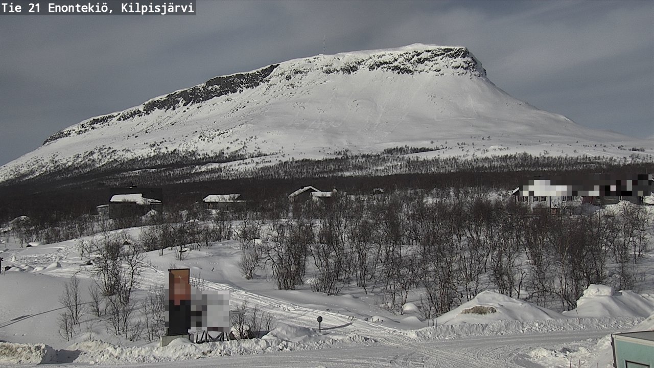Weather Camera Image Road 21 Enontekiö, Kilpisjärvi, Enontekiö, Lappi