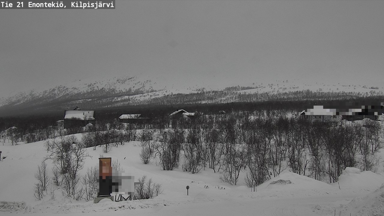 Weather Camera Image Road 21 Enontekiö, Kilpisjärvi, Enontekiö, Lappi