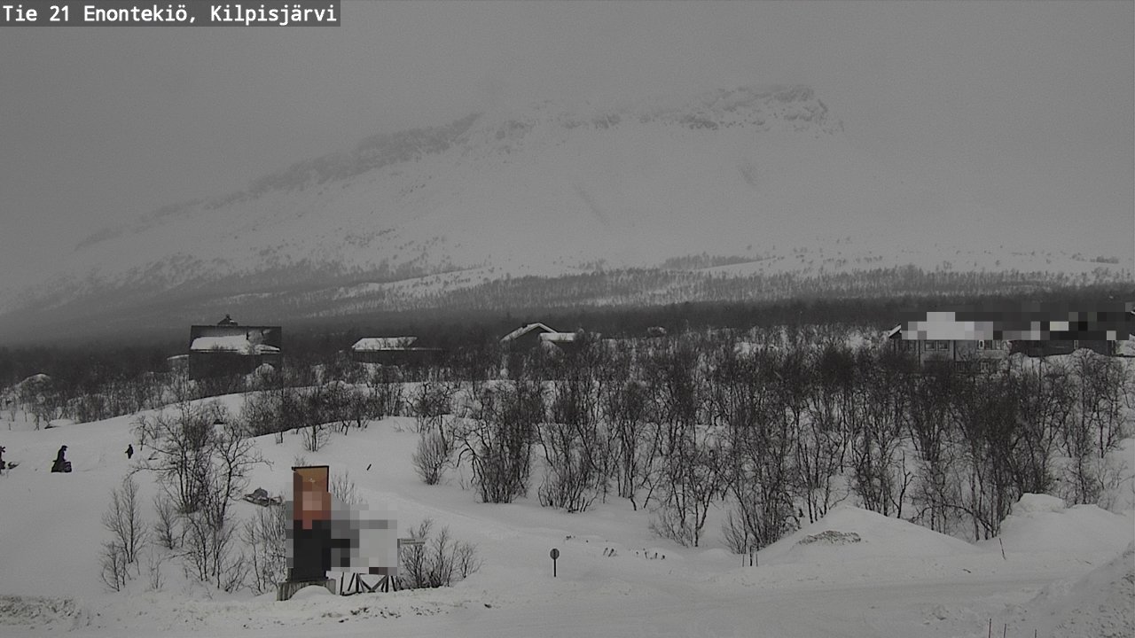 Weather Camera Image Road 21 Enontekiö, Kilpisjärvi, Enontekiö, Lappi