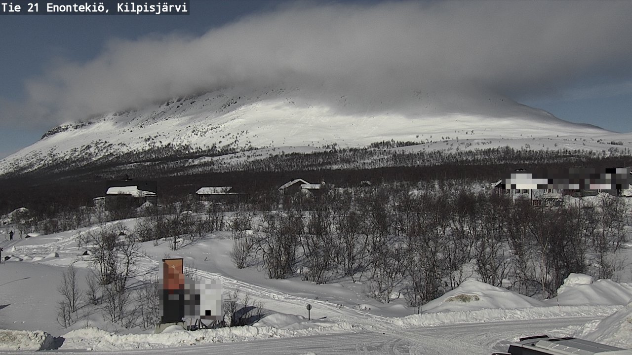 Weather Camera Image Road 21 Enontekiö, Kilpisjärvi, Enontekiö, Lappi