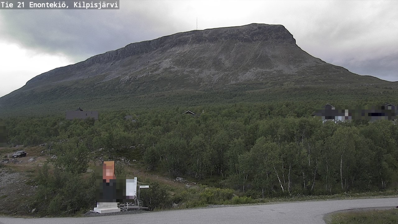 Weather Camera Image Väg 21 Enontekis, Kilpisjärv, Enontekiö, Lappi