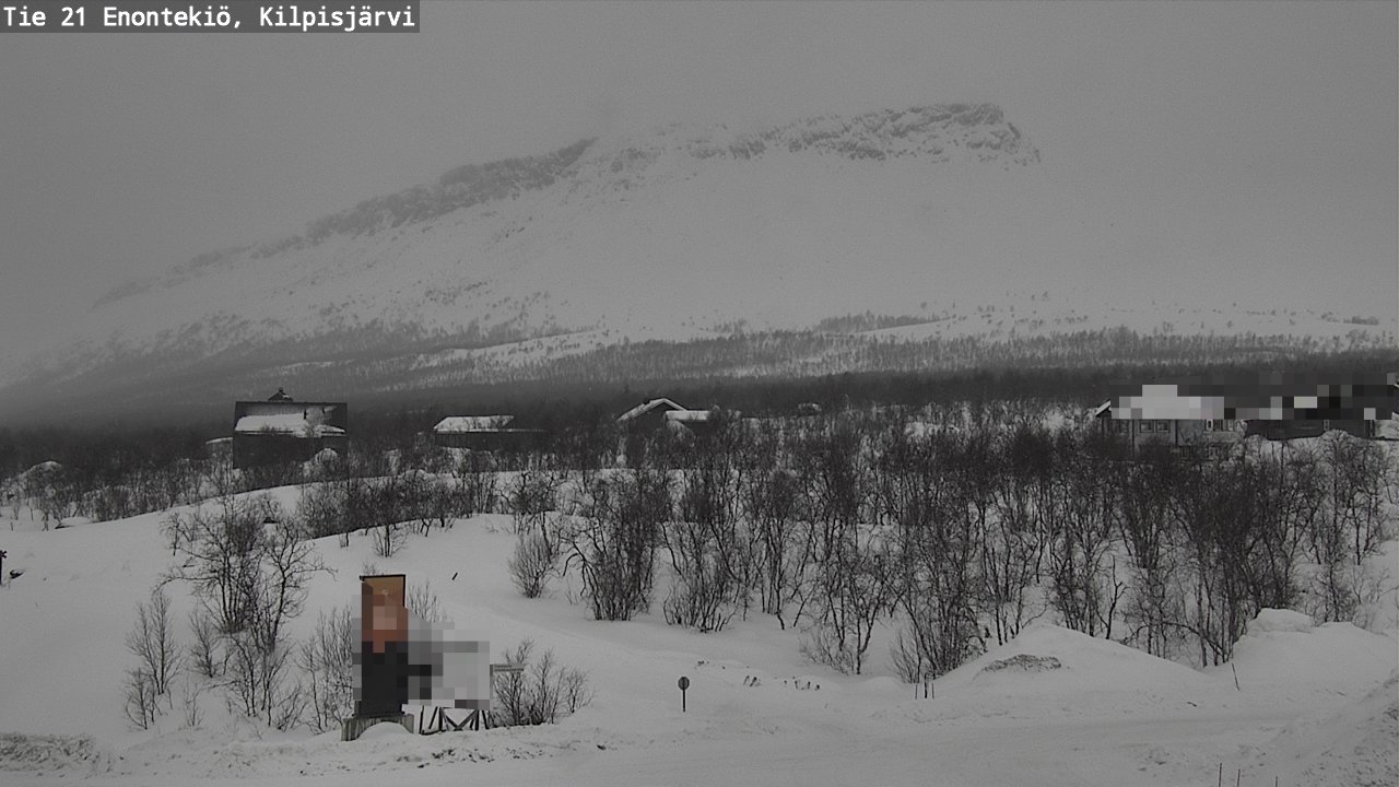 Weather Camera Image Road 21 Enontekiö, Kilpisjärvi, Enontekiö, Lappi