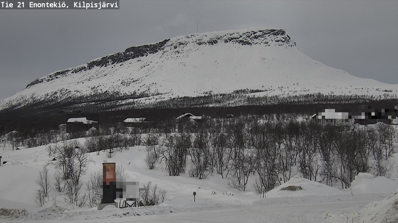Weather Camera Image Väg 21 Enontekis, Kilpisjärv, Enontekiö, Lappi