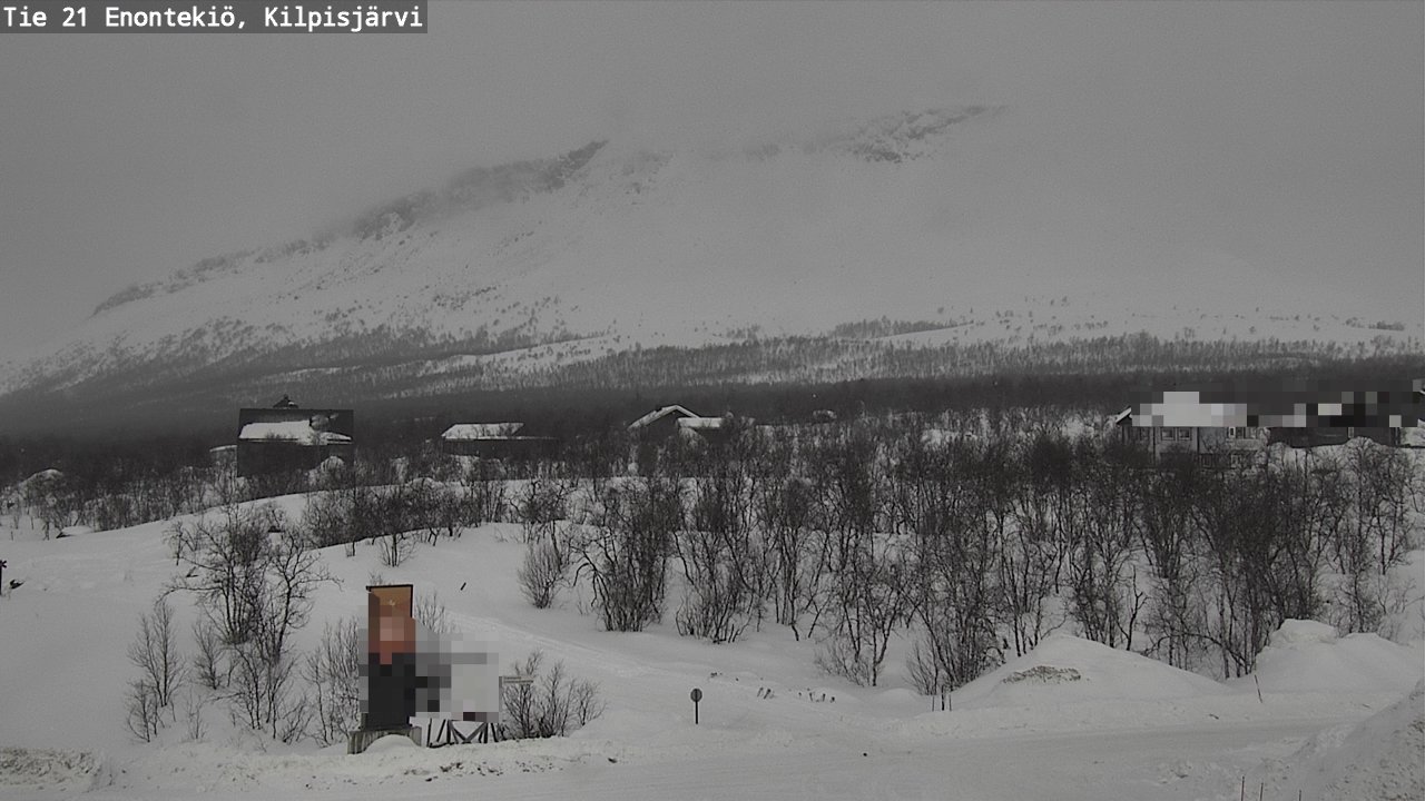 Weather Camera Image Road 21 Enontekiö, Kilpisjärvi, Enontekiö, Lappi