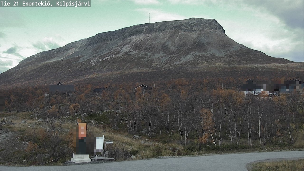 Weather Camera Image Väg 21 Enontekis, Kilpisjärv, Enontekiö, Lappi