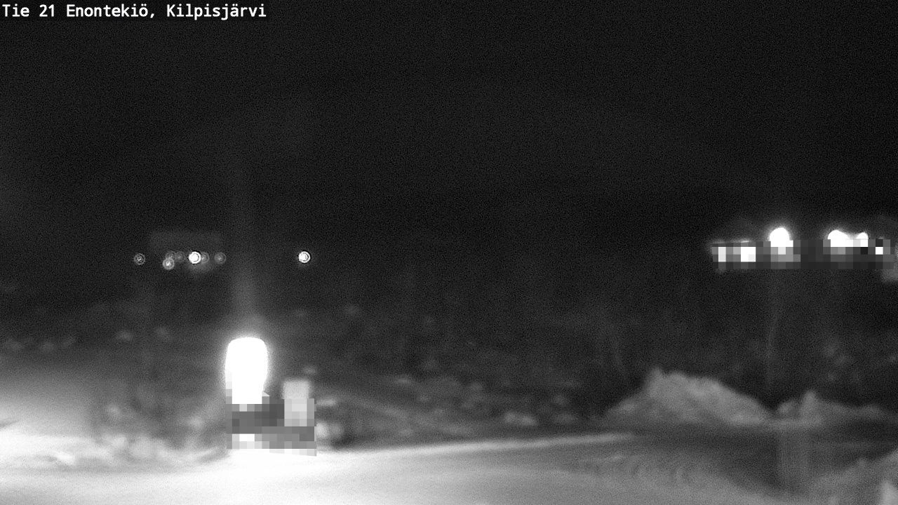 Weather Camera Image Väg 21 Enontekis, Kilpisjärv, Enontekiö, Lappi
