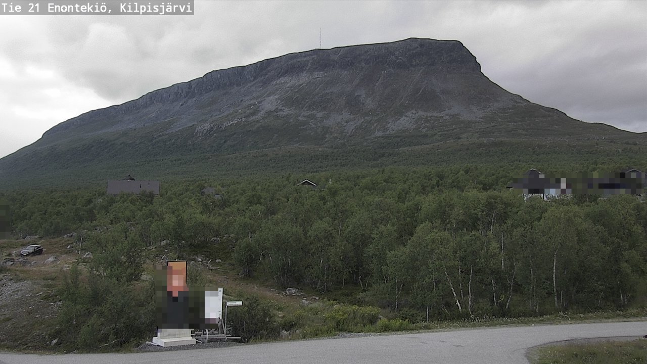 Weather Camera Image Väg 21 Enontekis, Kilpisjärv, Enontekiö, Lappi