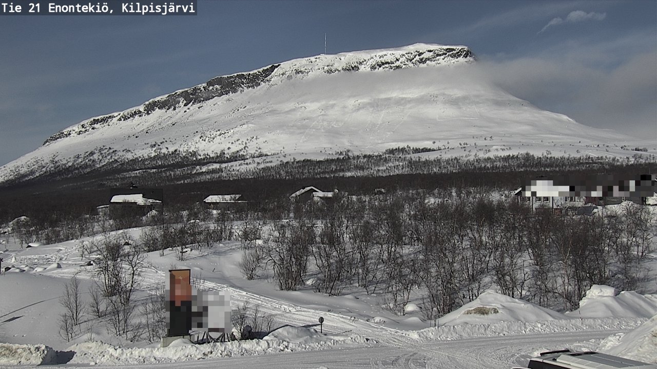 Weather Camera Image Road 21 Enontekiö, Kilpisjärvi, Enontekiö, Lappi
