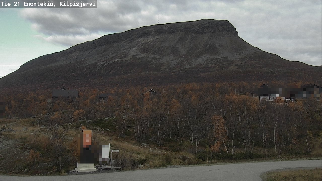 Weather Camera Image Road 21 Enontekiö, Kilpisjärvi, Enontekiö, Lappi