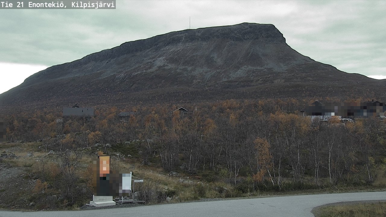 Weather Camera Image Road 21 Enontekiö, Kilpisjärvi, Enontekiö, Lappi