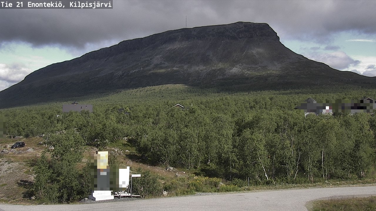 Weather Camera Image Road 21 Enontekiö, Kilpisjärvi, Enontekiö, Lappi