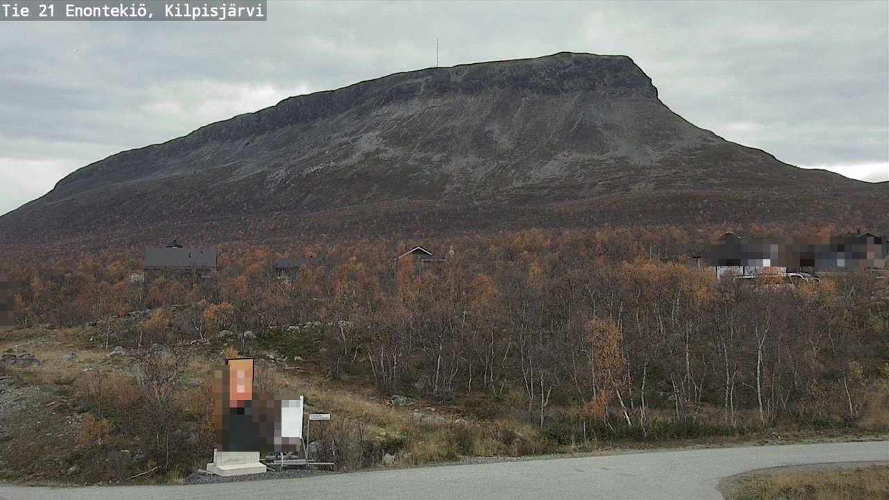 Weather Camera Image Road 21 Enontekiö, Kilpisjärvi, Enontekiö, Lappi
