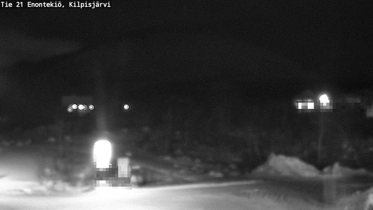 Weather Camera Image Väg 21 Enontekis, Kilpisjärv, Enontekiö, Lappi