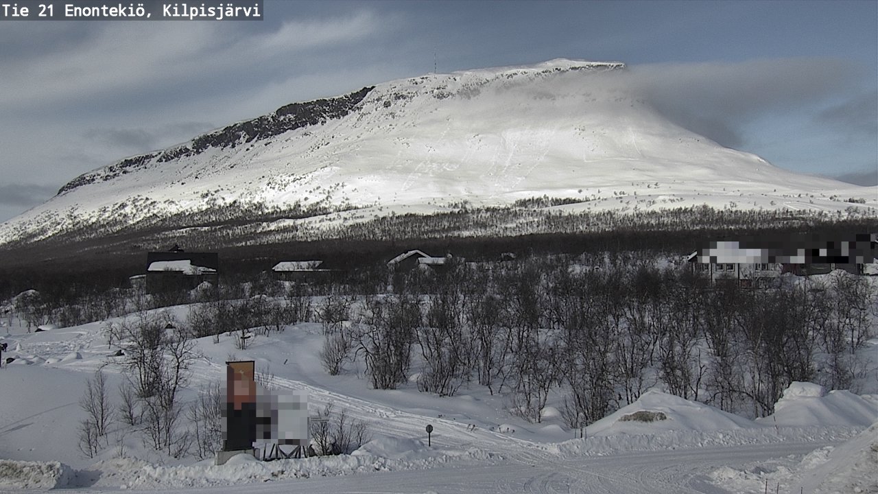 Weather Camera Image Road 21 Enontekiö, Kilpisjärvi, Enontekiö, Lappi