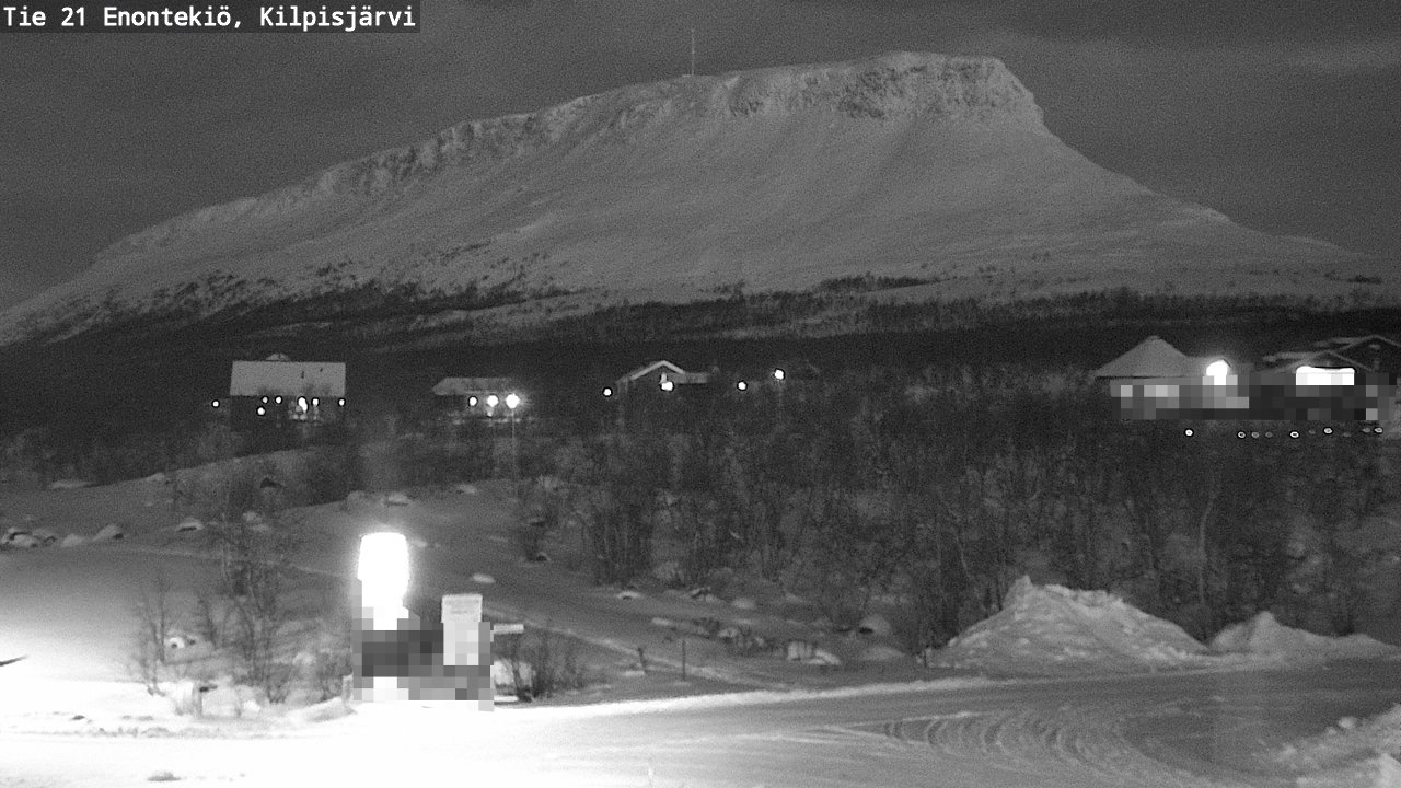 Weather Camera Image Väg 21 Enontekis, Kilpisjärv, Enontekiö, Lappi