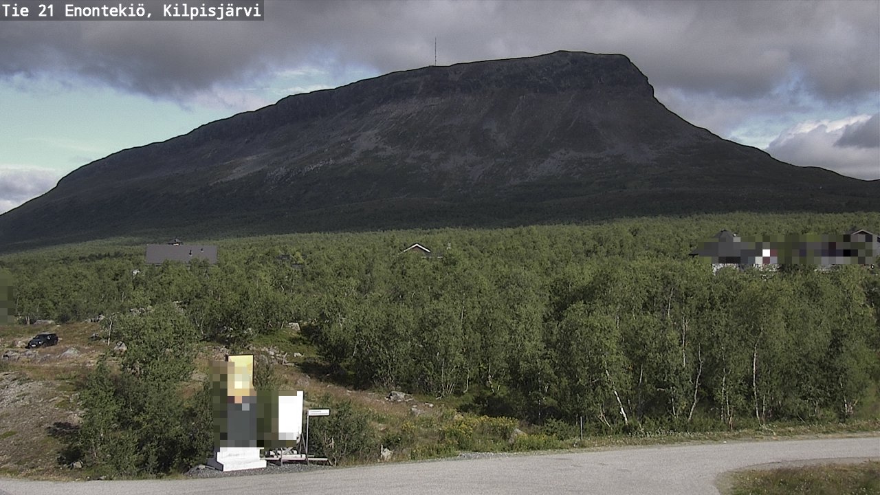 Weather Camera Image Road 21 Enontekiö, Kilpisjärvi, Enontekiö, Lappi