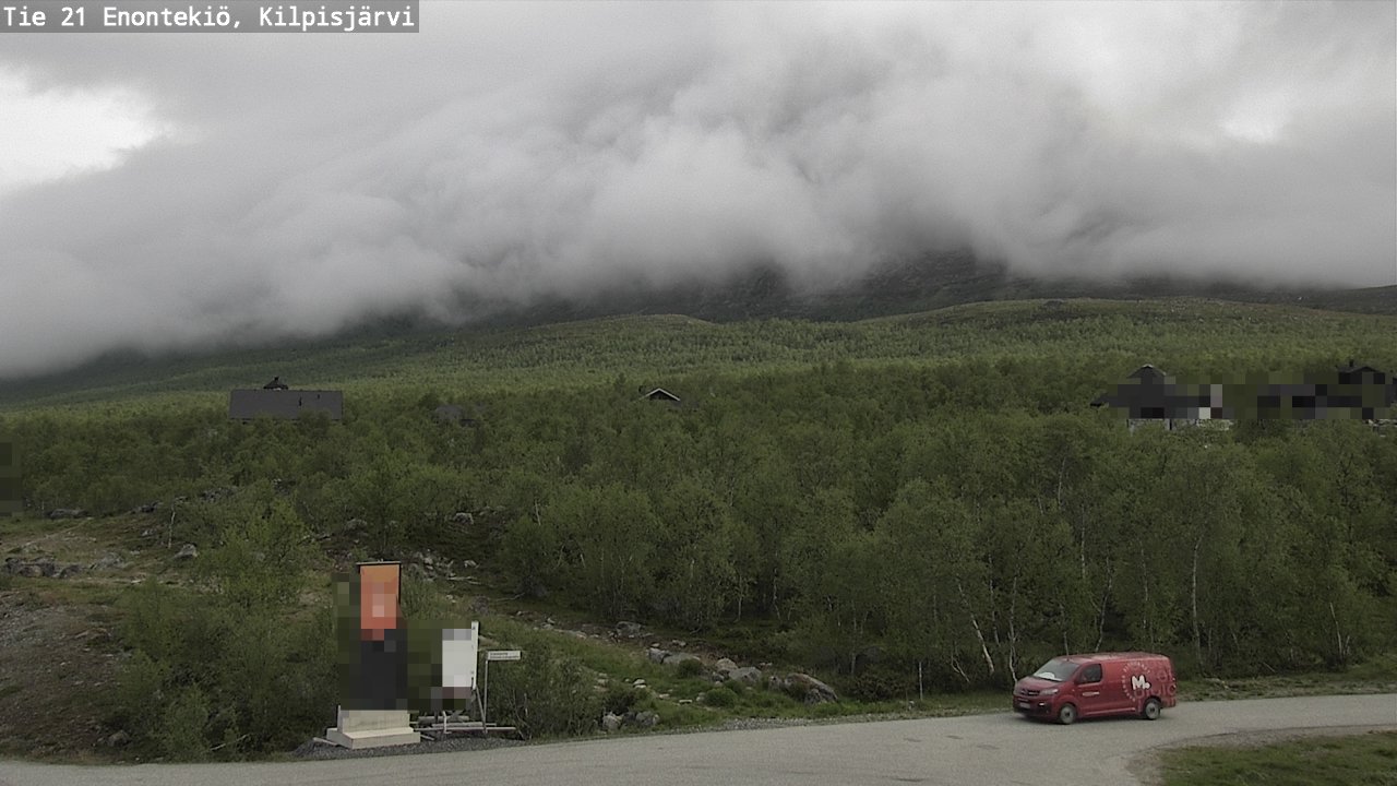 Weather Camera Image Road 21 Enontekiö, Kilpisjärvi, Enontekiö, Lappi