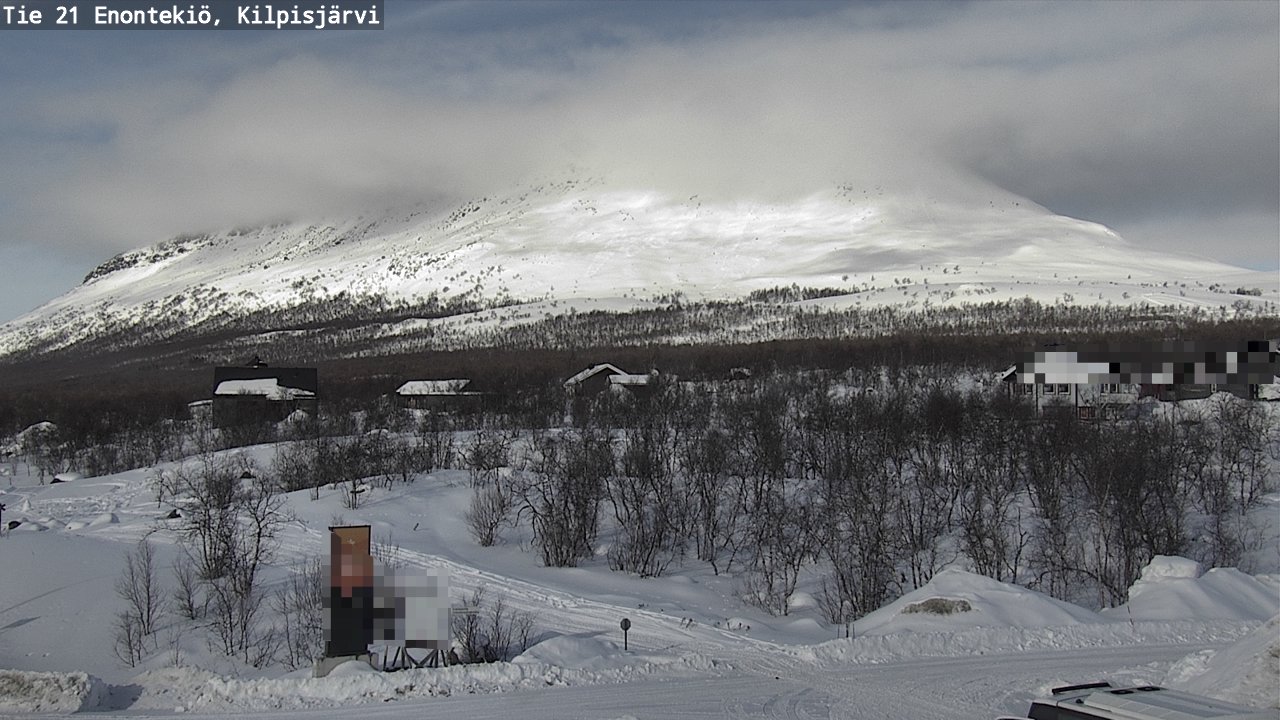 Weather Camera Image Road 21 Enontekiö, Kilpisjärvi, Enontekiö, Lappi