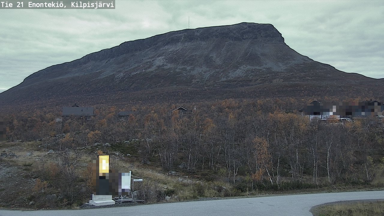 Weather Camera Image Road 21 Enontekiö, Kilpisjärvi, Enontekiö, Lappi