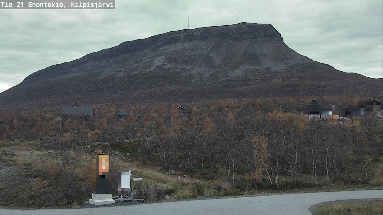Weather Camera Image Road 21 Enontekiö, Kilpisjärvi, Enontekiö, Lappi