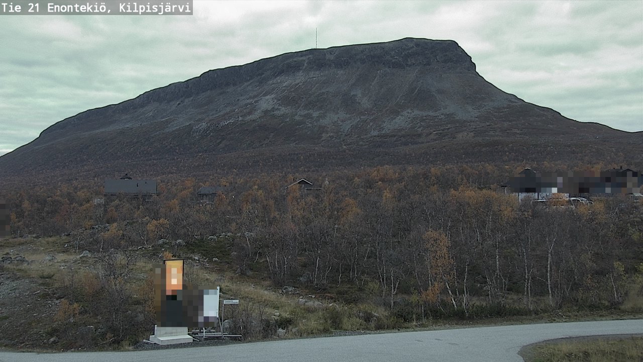 Weather Camera Image Road 21 Enontekiö, Kilpisjärvi, Enontekiö, Lappi