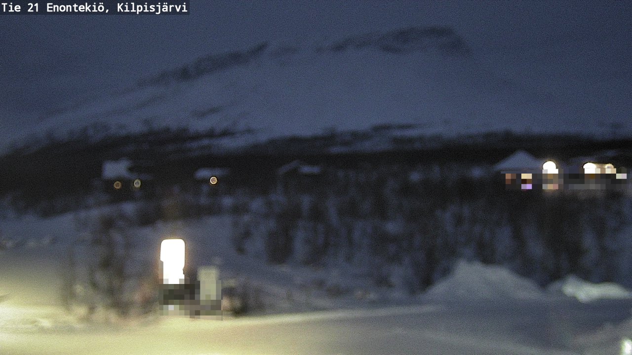 Weather Camera Image Väg 21 Enontekis, Kilpisjärv, Enontekiö, Lappi