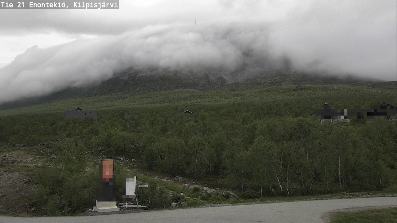 Weather Camera Image Väg 21 Enontekis, Kilpisjärv, Enontekiö, Lappi