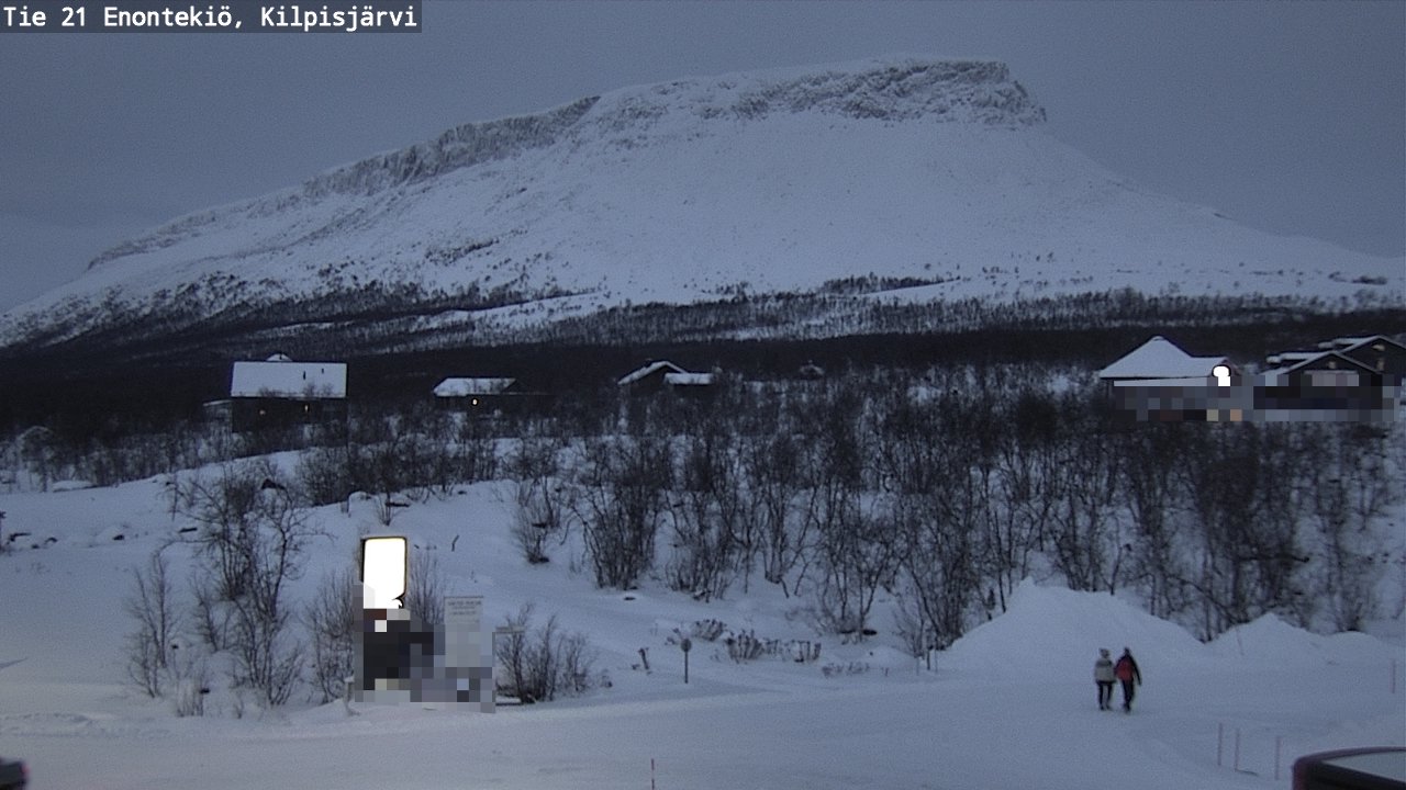 Weather Camera Image Väg 21 Enontekis, Kilpisjärv, Enontekiö, Lappi