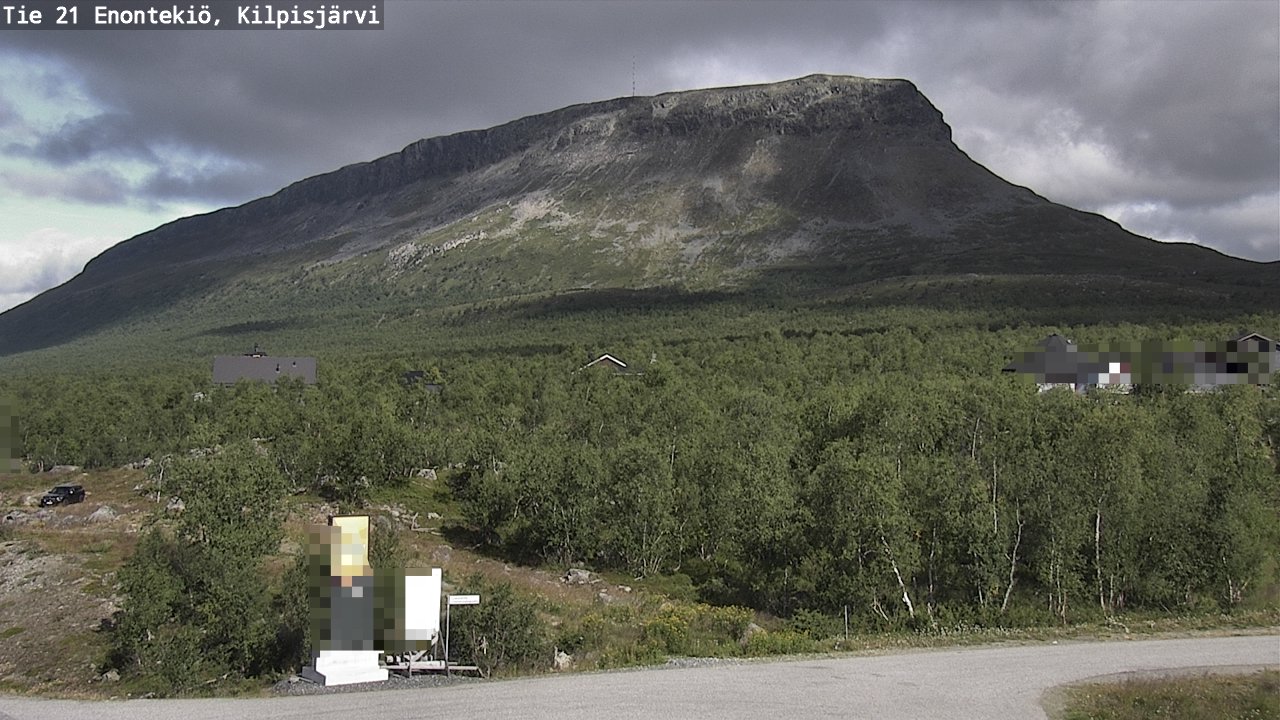 Weather Camera Image Road 21 Enontekiö, Kilpisjärvi, Enontekiö, Lappi