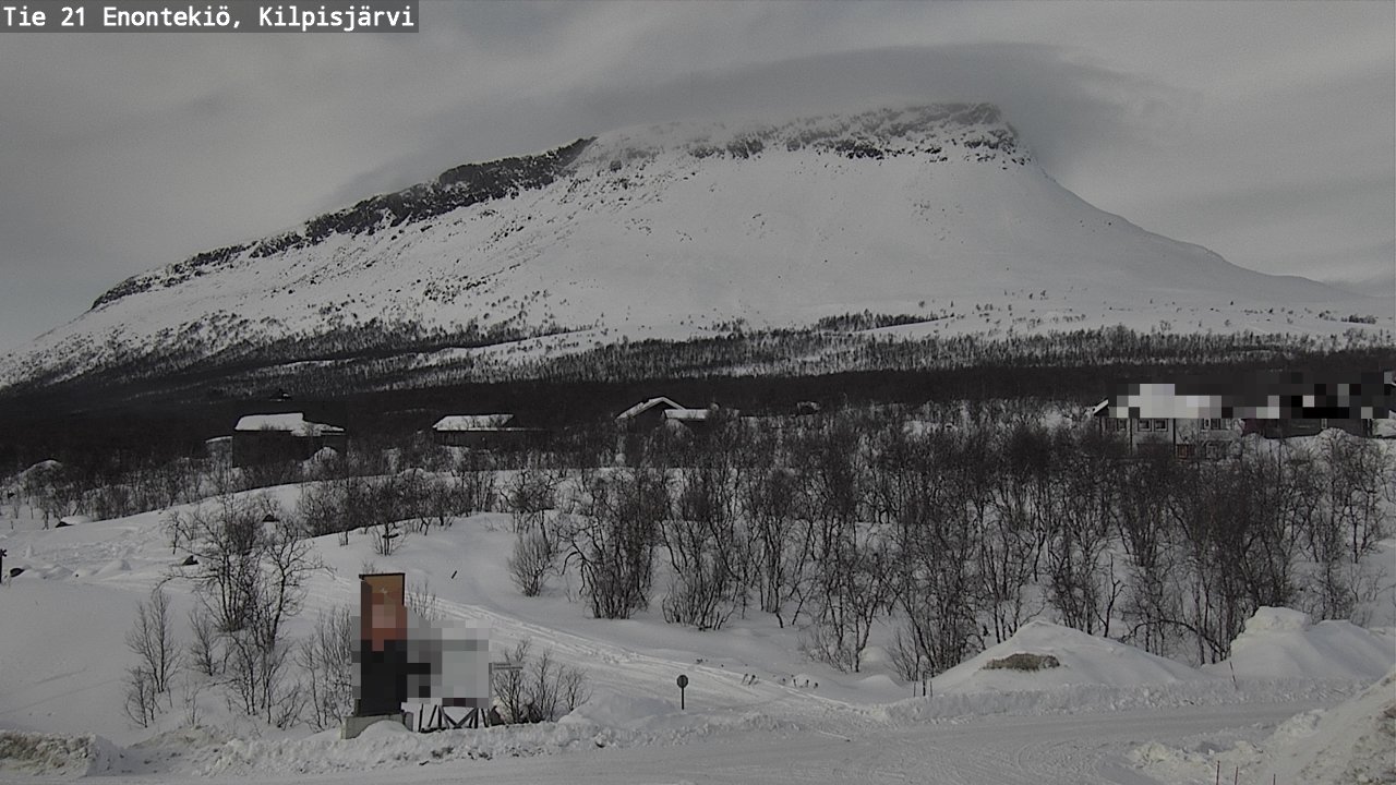 Weather Camera Image Väg 21 Enontekis, Kilpisjärv, Enontekiö, Lappi