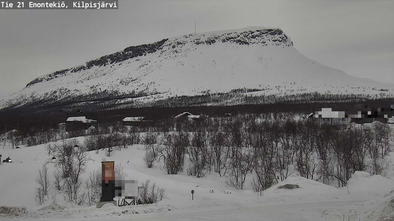 Weather Camera Image Väg 21 Enontekis, Kilpisjärv, Enontekiö, Lappi