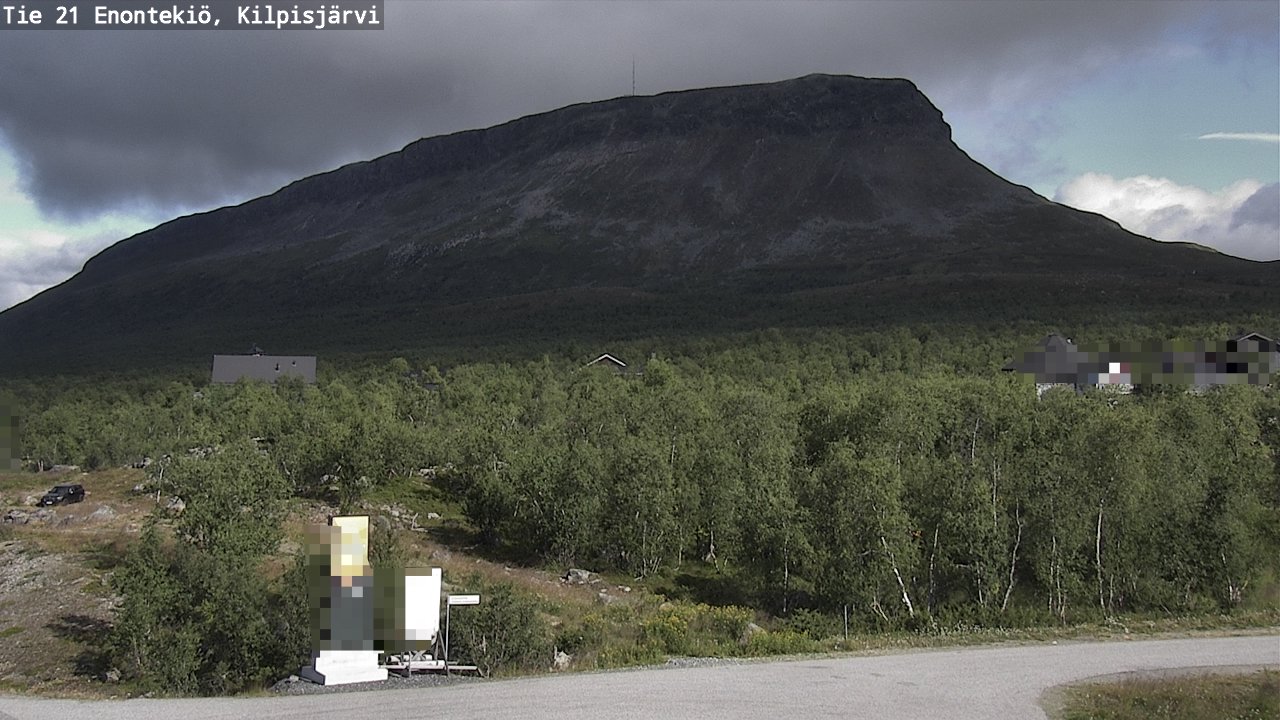 Weather Camera Image Road 21 Enontekiö, Kilpisjärvi, Enontekiö, Lappi