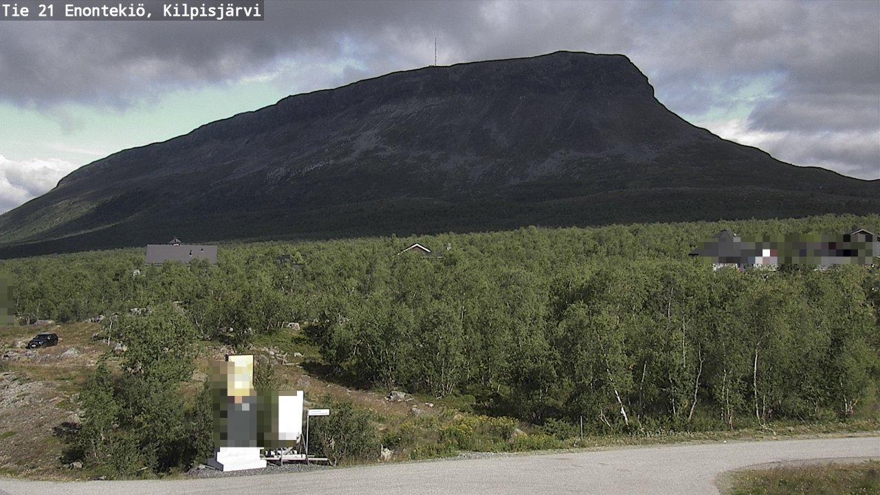Weather Camera Image Road 21 Enontekiö, Kilpisjärvi, Enontekiö, Lappi