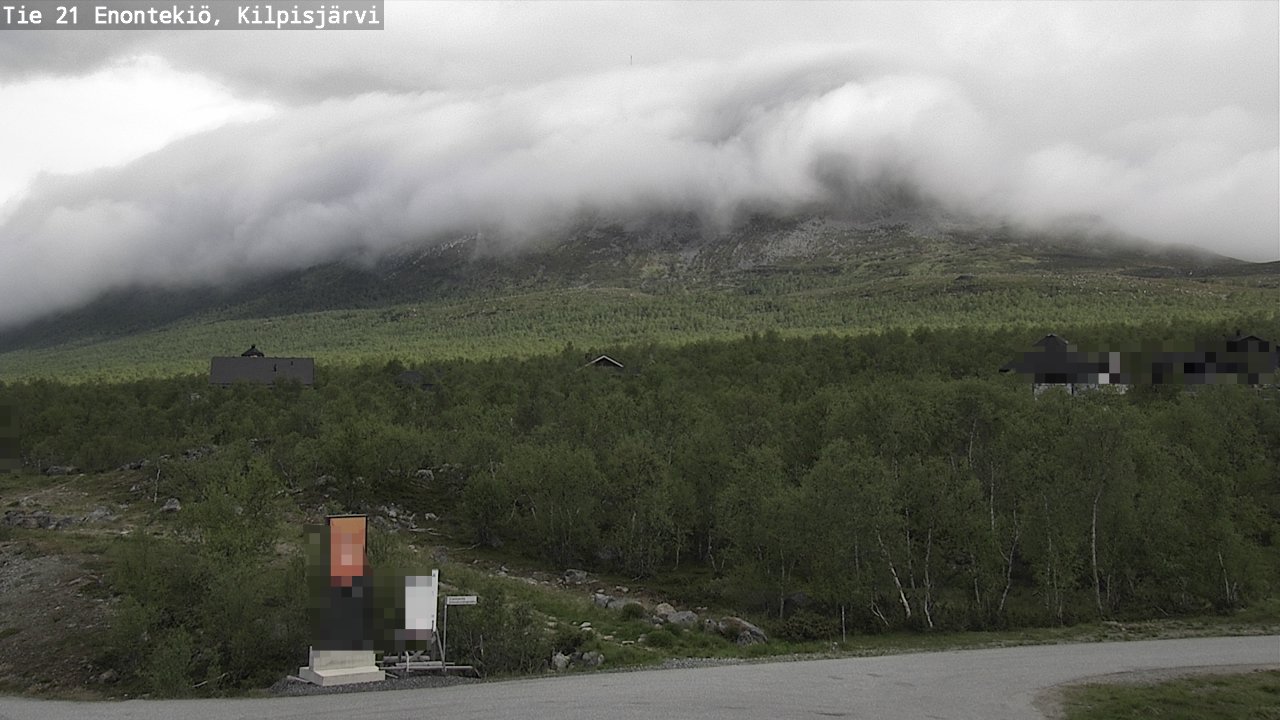 Weather Camera Image Väg 21 Enontekis, Kilpisjärv, Enontekiö, Lappi