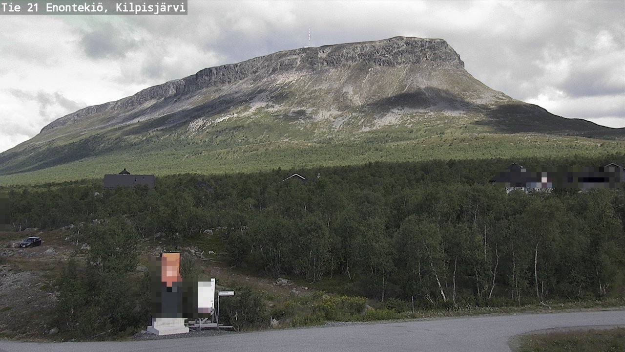 Weather Camera Image Road 21 Enontekiö, Kilpisjärvi, Enontekiö, Lappi