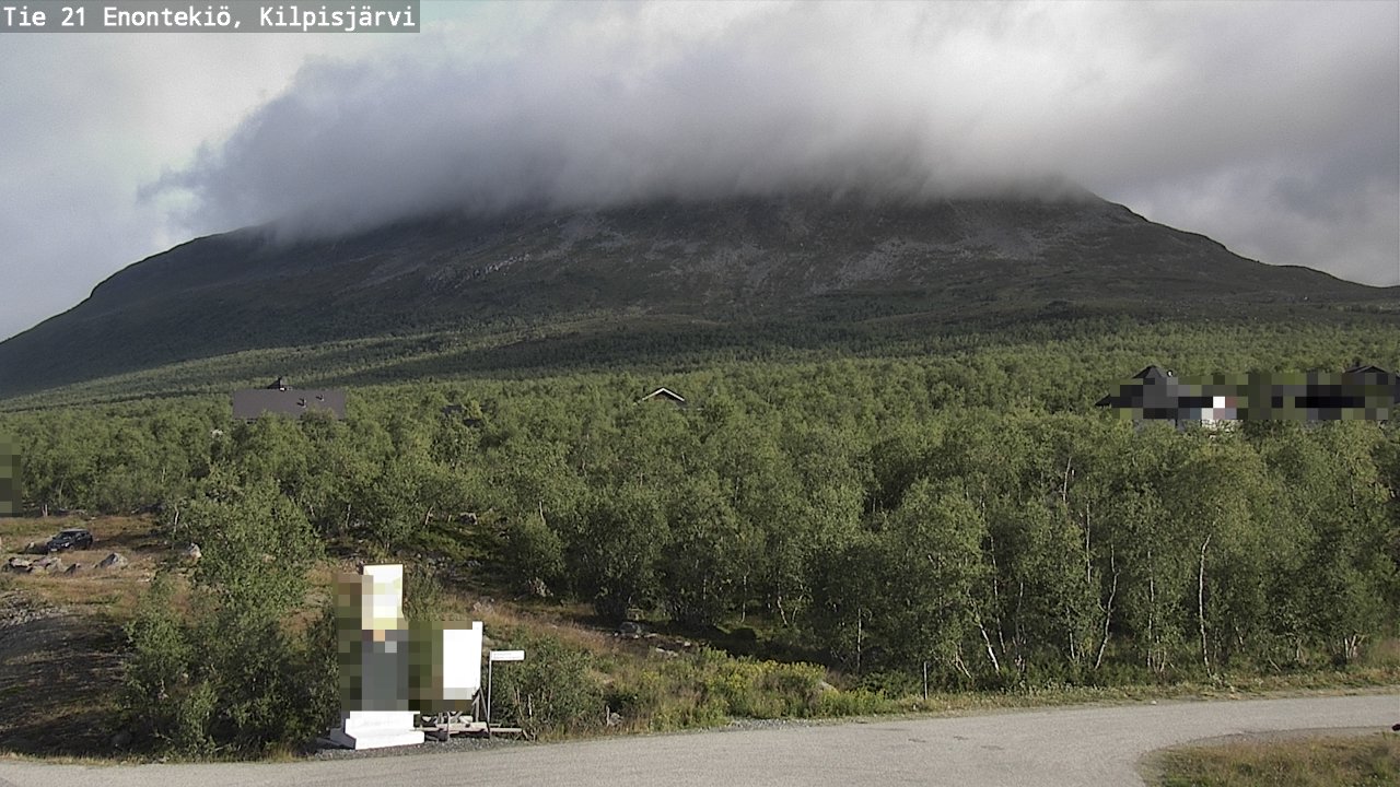 Weather Camera Image Road 21 Enontekiö, Kilpisjärvi, Enontekiö, Lappi