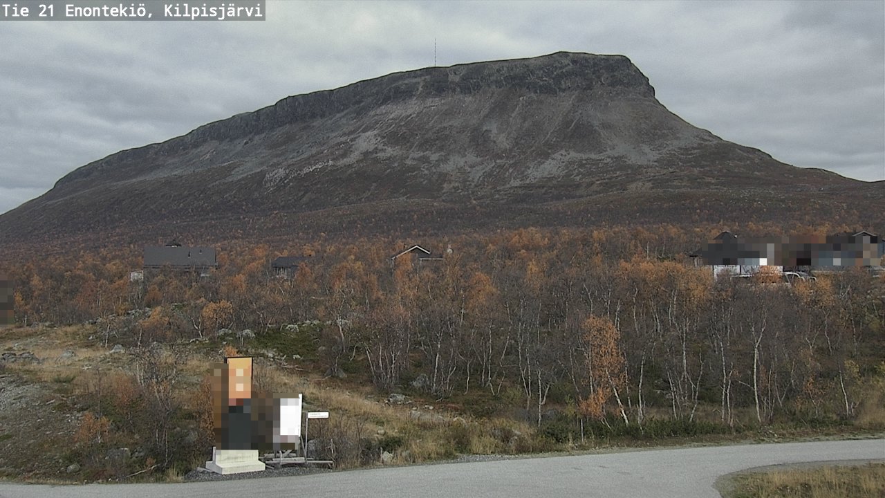 Weather Camera Image Road 21 Enontekiö, Kilpisjärvi, Enontekiö, Lappi