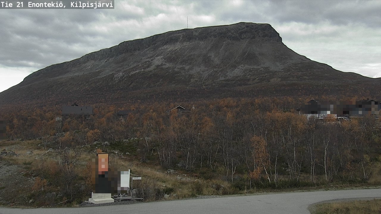 Weather Camera Image Road 21 Enontekiö, Kilpisjärvi, Enontekiö, Lappi