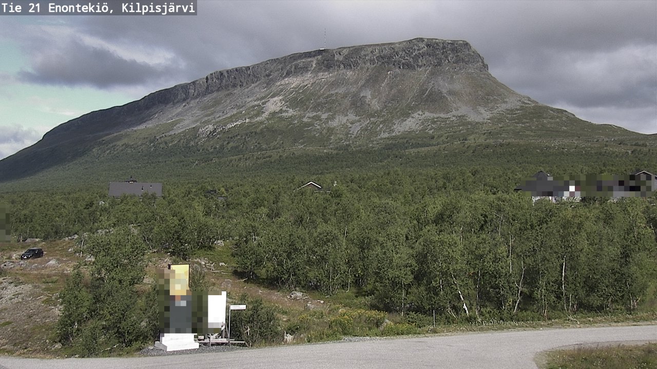 Weather Camera Image Road 21 Enontekiö, Kilpisjärvi, Enontekiö, Lappi