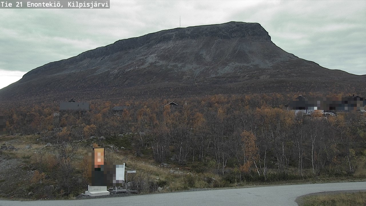 Weather Camera Image Road 21 Enontekiö, Kilpisjärvi, Enontekiö, Lappi