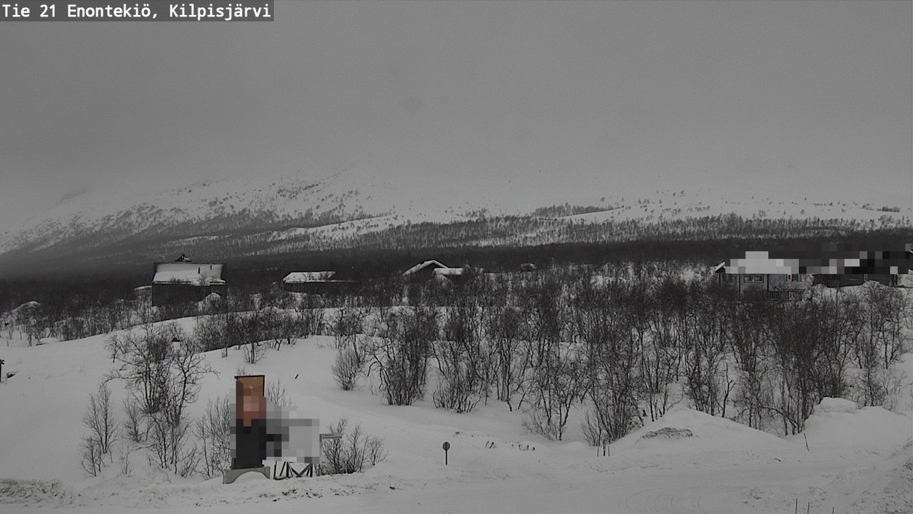 Weather Camera Image Road 21 Enontekiö, Kilpisjärvi, Enontekiö, Lappi