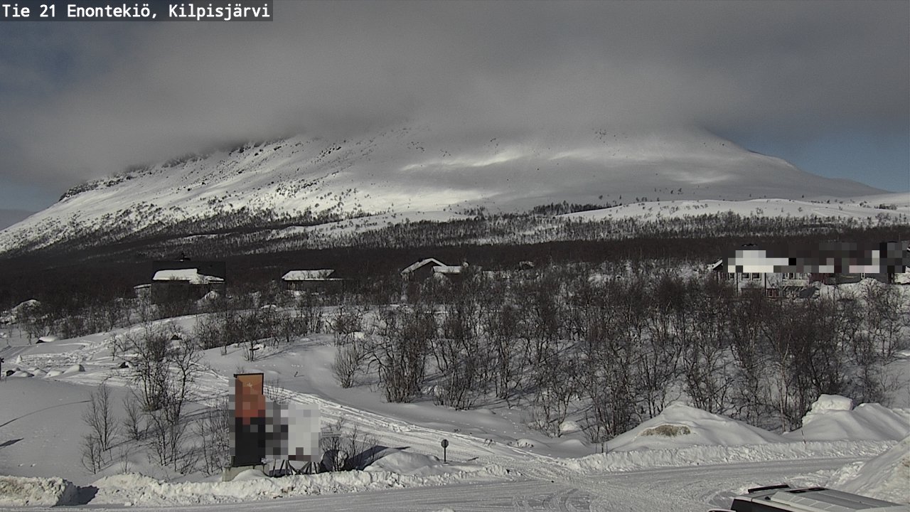 Weather Camera Image Road 21 Enontekiö, Kilpisjärvi, Enontekiö, Lappi