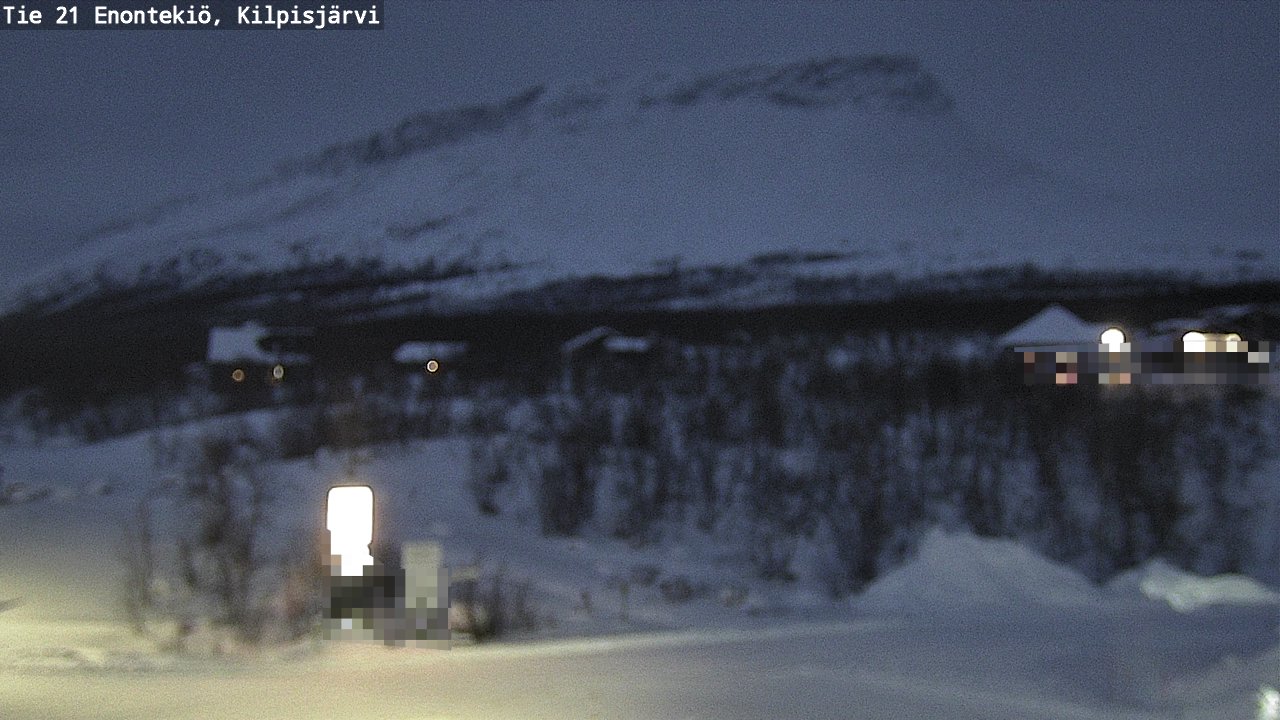 Weather Camera Image Väg 21 Enontekis, Kilpisjärv, Enontekiö, Lappi