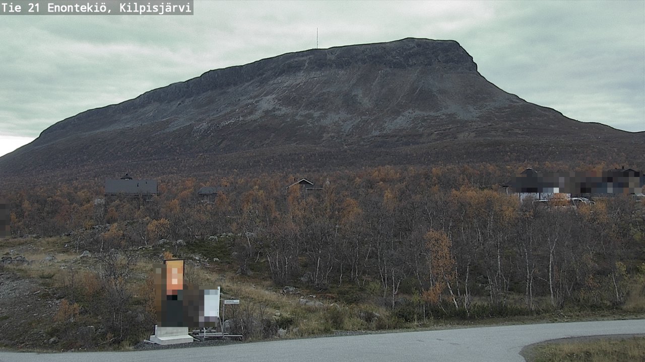 Weather Camera Image Road 21 Enontekiö, Kilpisjärvi, Enontekiö, Lappi
