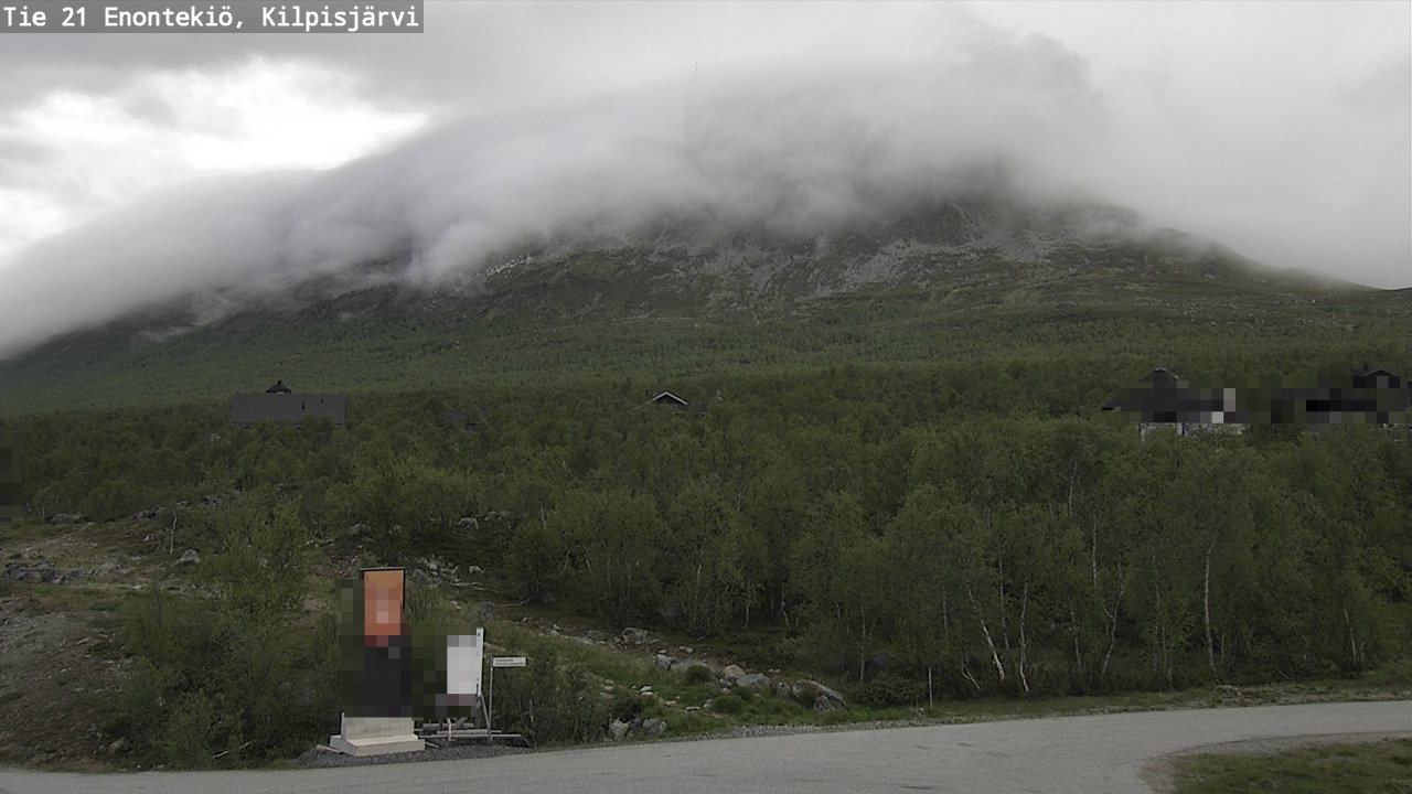 Weather Camera Image Road 21 Enontekiö, Kilpisjärvi, Enontekiö, Lappi