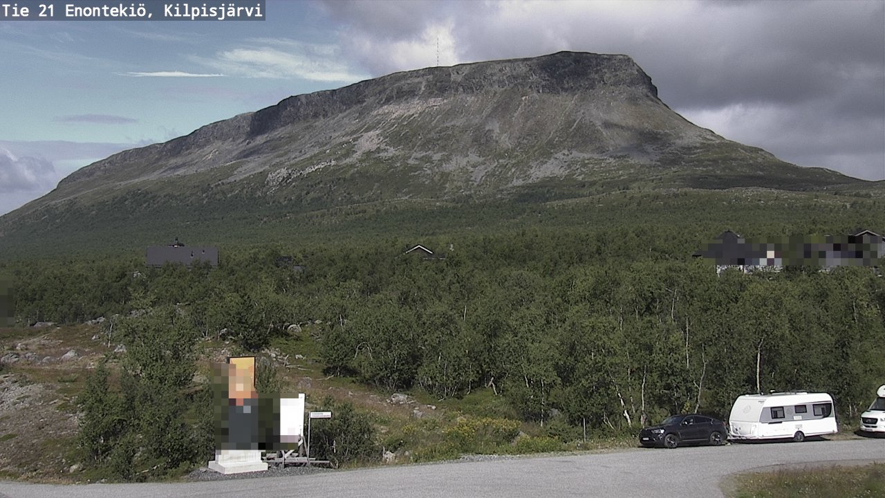 Weather Camera Image Road 21 Enontekiö, Kilpisjärvi, Enontekiö, Lappi