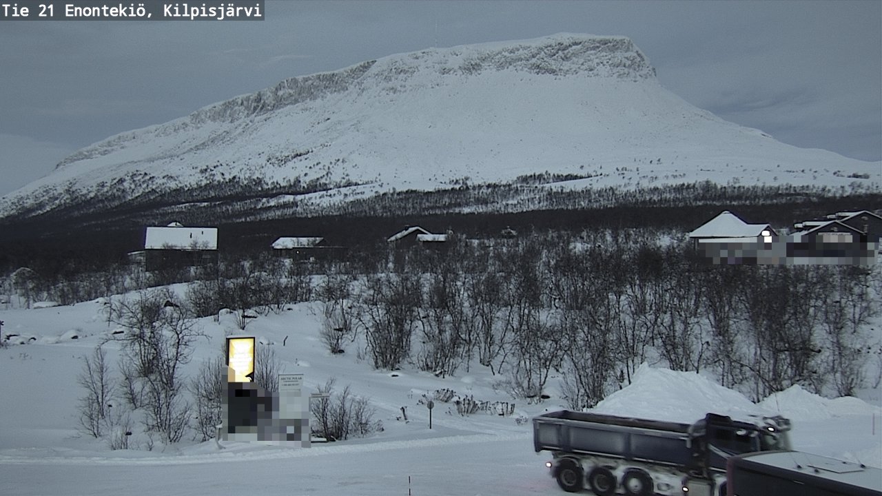 Weather Camera Image Väg 21 Enontekis, Kilpisjärv, Enontekiö, Lappi