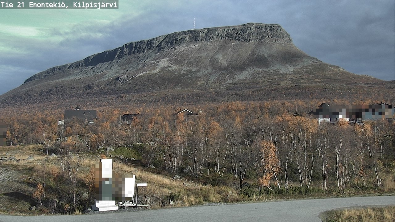 Weather Camera Image Road 21 Enontekiö, Kilpisjärvi, Enontekiö, Lappi